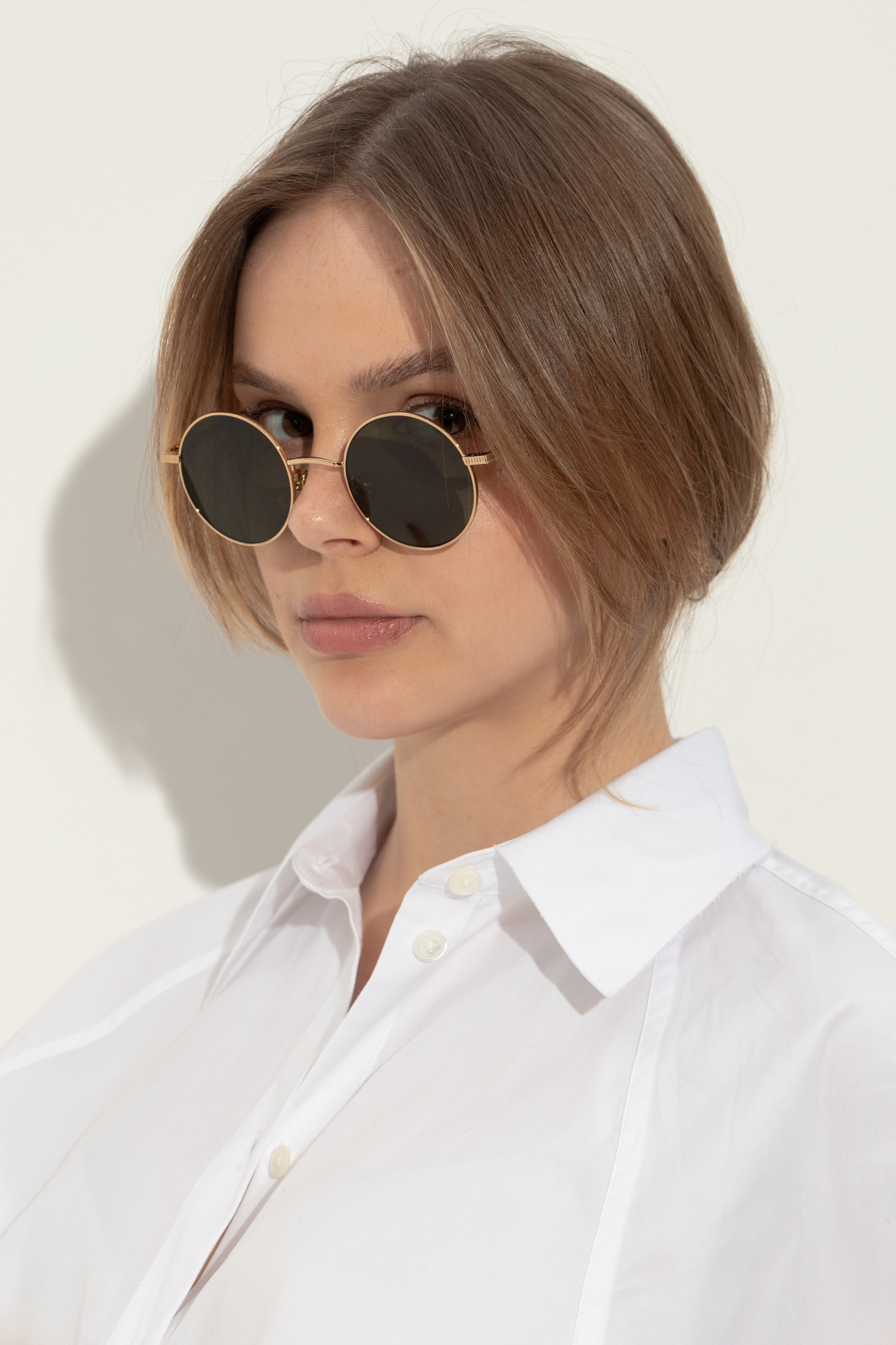 サングラス VALENTINO FW25 Valentino - VLS - c (VLS 173 C) Gold Sunglasses `VLS-173` Valentino Eyewear - Vitkac Italy